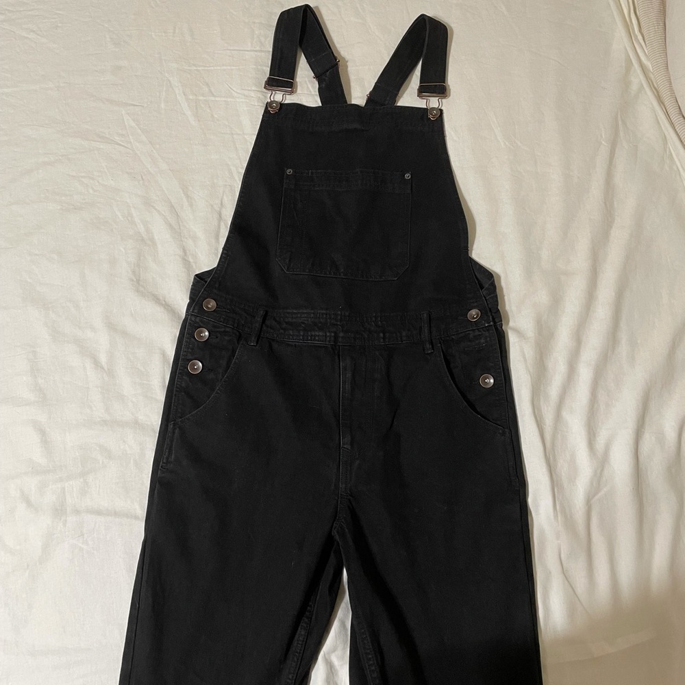BDG Black Overalls